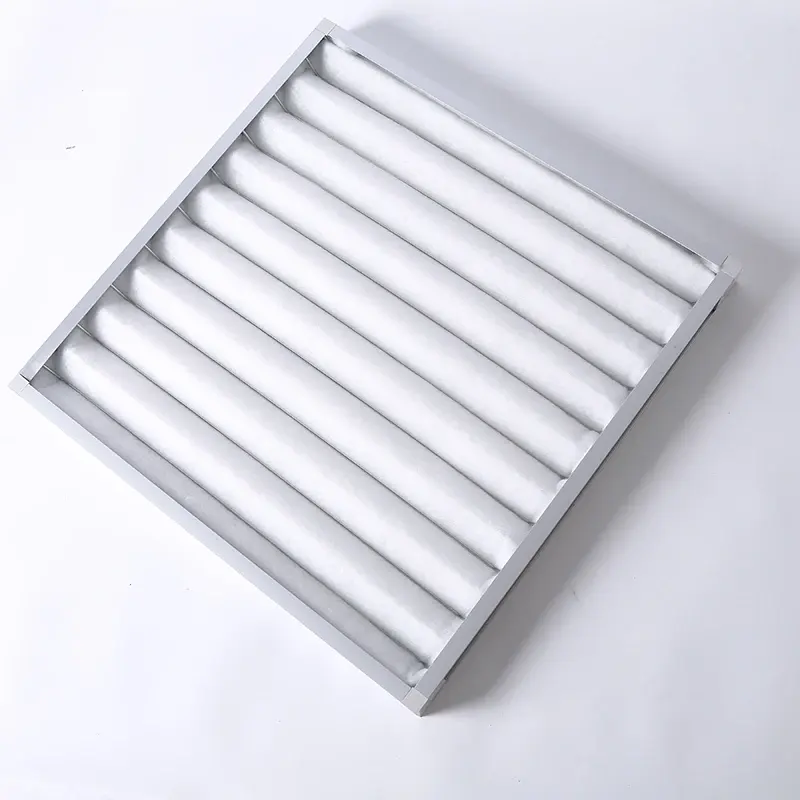 Низкая цена на заказ HVAC воздушный фильтр плиссированная пластина Pre фильтр для AC / HVAC воздушного фильтра