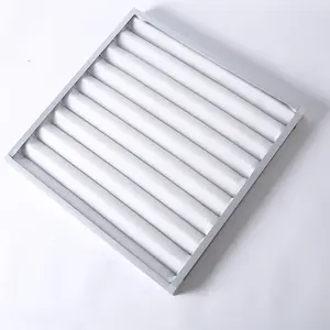 Saringan udara berlipat Filter udara HVAC kustomisasi harga rendah Pre Filter untuk Filter udara AC / HVAC