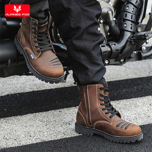 <span class=keywords><strong>Botas</strong></span> de Motociclismo <span class=keywords><strong>para</strong></span> Hombre, Anticolisión, <span class=keywords><strong>Botas</strong></span> de <span class=keywords><strong>Motocross</strong></span>, <span class=keywords><strong>Botas</strong></span> Bajas de Aventura de Cuero, <span class=keywords><strong>Botas</strong></span> Portland, <span class=keywords><strong>Botas</strong></span> de Trabajo de Piel de Vaca - Product Image 1