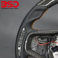 Volant chauffant BSD en fibre de carbone pour Bronco Raptor 4X4 Off Road Modifier voiture personnalisé Brand New Geek Style Real Carbon