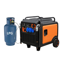 Générateur Inverter Portable Tri-Combustible 8KW 10KW 12KW Gaz GPL Essence Silencieux pour Camping-Car et Activités Extérieures