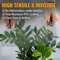 Malla Mosquitera de Fibra de Vidrio Ignífuga al por Mayor 18x16, Malla Duradera y Transpirable para Ventanas y Puertas de Apartamentos