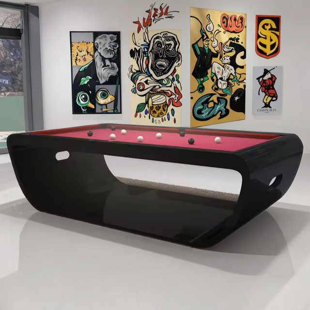 JL-01 2025 Custom High Quality 8ft/9ft Slate Bed Modern Luxury Pool Table Various Styles Indoor Outdoor Billiards Table Sale