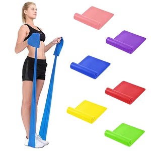 Bande de Résistance QZE en Caoutchouc Léger Haute Élasticité pour Fitness à Domicile et en Extérieur, Étirements, Rehaussement des Fessiers, Ouverture des Épaules - Product Image 1