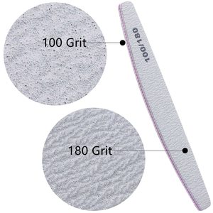 ตะไบเล็บโค้งสองด้าน 100/180 แบบซีบร้า น้ำหนักเบา สำหรับทำเล็บ - Product Image 2