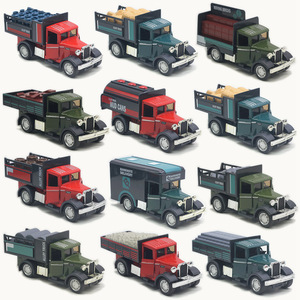 รถคลาสสิก<span class=keywords><strong>1</strong></span>:32ของเล่นเพื่อการขนส่งพิเศษประตูทำจากโลหะแบบย้อนกลับ - Product Image 6