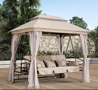 Échantillon gratuit Offre Spéciale corde bois hamac cadre en aluminium loisirs patio extérieur jardin à bascule suspendu balançoire lit