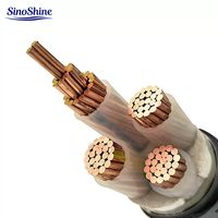 Cavi di alimentazione in rame SinoShine YJV 0.6/1kV con isolamento XLPE e guaina in PVC, cavo a bassa tensione per ingegneria edile