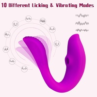 Paar-Klitoris-Multifrequenz-Sauggerät Tragbarer Vibrator Weibliches Masturbations-Sexspielzeug mit Kabelloser Fernbedienung