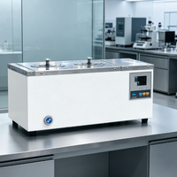 Bain-marie thermostaté numérique en acier inoxydable à température constante pour laboratoire, modèle RT5-100, avec une variation de 0,5 °C