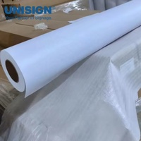 Vinilo Autoadhesivo de PVC Blanco Mate Brillante, Sin Imprimir, Removible, Permanente, en Blanco, Imprimible, Rollo de Vinilo, Material Publicitario