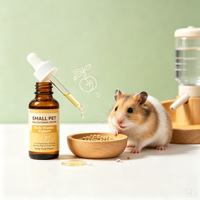Multivitamines liquides pour hamsters et cochons d'Inde : Complément qui renforce la santé digestive, la vitalité de la peau et du pelage pour petits animaux – Vente en gros