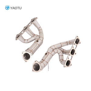 YT ท่อเหล็กกล้าไร้สนิมที่ไหลเวียนสูงพร้อมฉนวนกันความร้อนเหมาะสำหรับ Porsche 718 GT4 <span class=keywords><strong>RS</strong></span> 4.0L อัพเกรดประสิทธิภาพสูง - Product Image 1