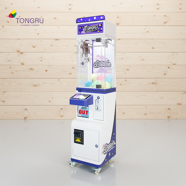 Mini Candy Claw Vending Machine Kid's Doll Catching Machine Plush Toy Arcade Crane Doll Catching Machine with Bill Acceptor