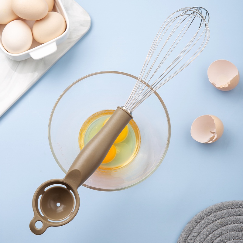 Convenient Whisk Ware Personalized Double Headed Design Beater Milk Coffee Egg Matcha Frother Foam Maker