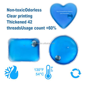 Compresse chauffante magique réutilisable en PVC non toxique, carrée, à pression, pour soulager la douleur et les entorses, 10x8cm - Product Image 3