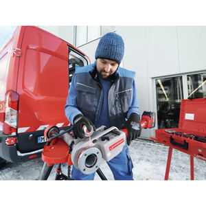 Rothenberger filiera a batteria Supertronic 2000E AMPShare avec testine BSPT 1/2-2" - Product Image 5