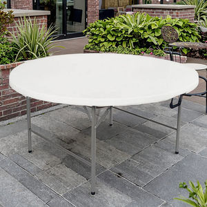 Tavoli <span class=keywords><strong>e</strong></span> <span class=keywords><strong>Sedie</strong></span> Pieghevoli Moderni Bianchi Rotondi in Plastica Arredamento per Banchetti Matrimoni ed Eventi per Hotel Ospedali Ingresso <span class=keywords><strong>e</strong></span> Camera da Letto - Product Image 3