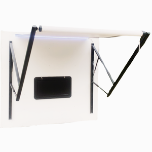 Pare-soleil durable pour auvent de remorque de 5.5x2.5m avec manivelle manuelle pour les accessoires de <span class=keywords><strong>caravane</strong></span> de Camping du désert et de la plage Rv Body Parts - Product Image 1