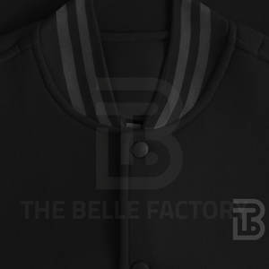 Venta caliente personalizado 100% algodón lona hombres Letterman chaqueta universitaria estilo fresco polar con capucha soporte bordado Popular invierno - Product Image 3