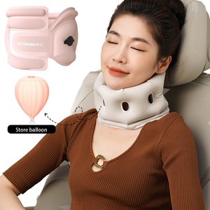 2025 New Product Idea Wholesale Soft U Shape Inflatable Neck <strong>Pillow</strong> for Traveller Officer Short Rest Airplane Car <strong>Pillow</strong> - Product Image 1
