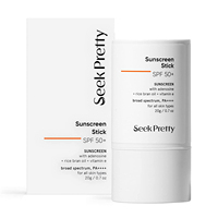 Stick solaire visage SPF 50, protection large spectre, sans danger pour les récifs, cosmétique naturel végétalien, format mini