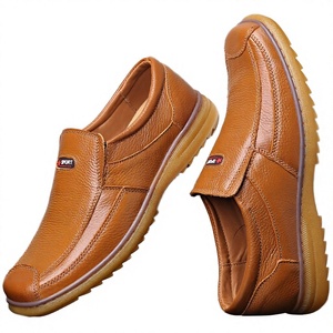 Zapatos Casuales de Piel Vacuna para Hombre, Transpirables, Ligeros, con Suela de TPR, Mocasines Sin Cordones de Piel Auténtica - Product Image 2