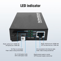 Convertisseur de média fibre optique Gigabit Ethernet monomode RJ-45 10/100/1000M Fast Ethernet