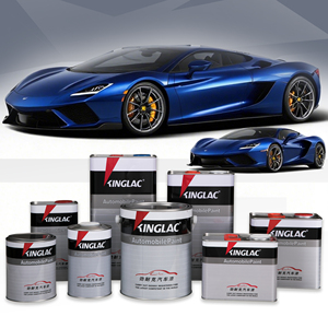 Vente directe d'usine de peinture automobile acrylique anti-corrosion de haute qualité, phase noire et bleue, 1K. - Product Image 5