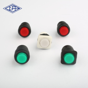 16mm Vòng hình dạng momentary <span class=keywords><strong>pushbutton</strong></span> Thiết bị chuyển mạch với LED ánh sáng màu đỏ màu xanh lá cây chiếu sáng <span class=keywords><strong>pushbutton</strong></span> Thiết bị chuyển mạch - Product Image 1