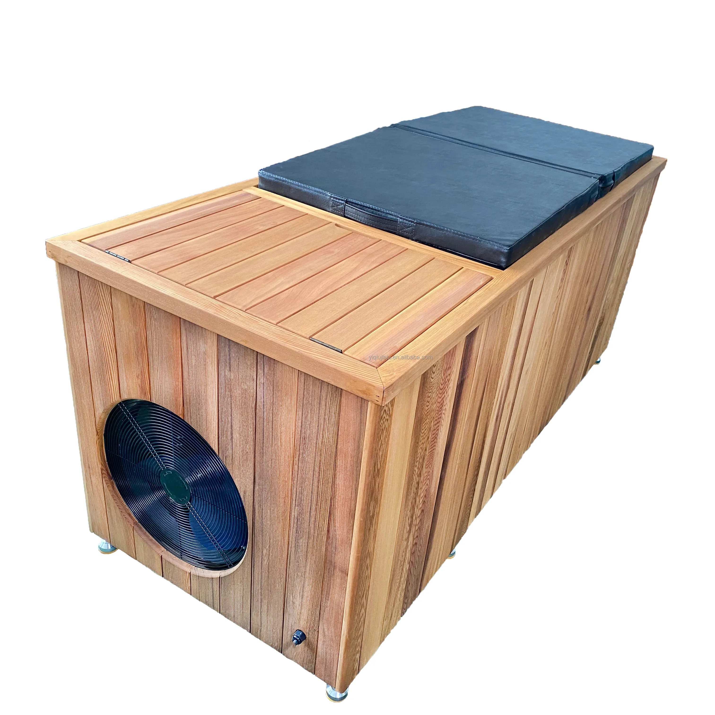 Cedar Lover New Design 2 Person Wooden Small Ice Bath Ice Pool For Fitness Recovery Cold Plunge Chiller Optional