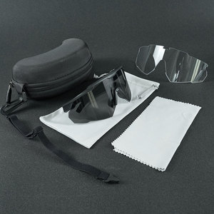 Gafas Deportivas de Seguridad ANSI Z87 Directas de Fábrica, Montura TR90 con Protección UV400, Lentes Intercambiables en Stock, Venta al Por Mayor OEM - Product Image 1