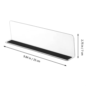 Diviseur en acrylique pour présentoir de vente au détail en PVC, réglable à ressort - Product Image 3