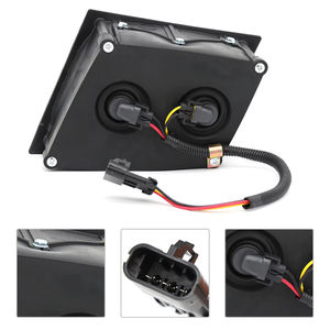 Freightliner VN VNL 630/670/730/780 Kamyonlar 2003-2017 için Yeni Sis Farları, Halojenleri Siyah Farlarla Değiştirin 12V 25W - Product Image 4