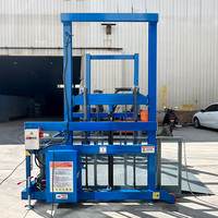 Rampe de chargement et de déchargement hydraulique mobile, table de rampe de quai portable 3T pour chariot élévateur