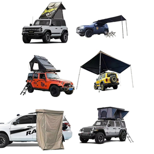 Auvent 270° avec éclairage LED, auvent latéral autoportant pour voiture, ouverture rapide, en alliage d'aluminium, UPF50+, imperméable, pour SUV et camion - Product Image 6
