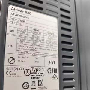 30HP 22Kw ATV63 380V schneid VFD ATV600ไดรฟ์3เฟส AC ATV630D22N4ประสิทธิภาพสูงอีเทอร์เน็ต0.1-500Hz/ATV630D22N4 RS485 - Product Image 3