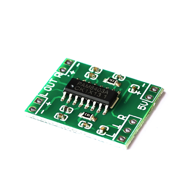 2x3W Dual Channel Mini Digital Power Amplifier Board PAM8403 for Class D Stereo Audio Power Amplifier Module 5V