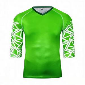 Jersey de Ciclismo MTB Unisex Personalizado con Estampado Geométrico Premium, Ropa Deportiva Transpirable de Secado Rápido con Protección UV para Ciclismo de Montaña y Todoterreno - Product Image 3