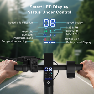 Scooter 350W pliable, trottinette électrique avec compteur LED, modèle électronique rapide en gros, <span class=keywords><strong>prix</strong></span> bas, entrepôt américain - Product Image 5