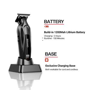 Tondeuse à lame en céramique professionnelle 7000 tr/min tondeuse à cheveux <span class=keywords><strong>Rechargeable</strong></span> sans fil tondeuses à usage hôtelier - Product Image 4