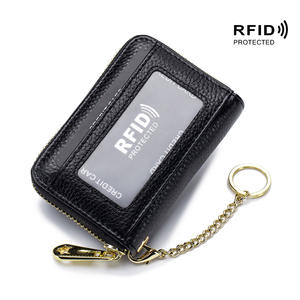 Rfid Blocco Delle Donne Del Supporto di Carta di <span class=keywords><strong>Portafoglio</strong></span> con Tasca Portamonete di Cuoio Dell'unità di Elaborazione <span class=keywords><strong>Piccolo</strong></span> Compact Fisarmonica <span class=keywords><strong>Portafoglio</strong></span> - Product Image 5