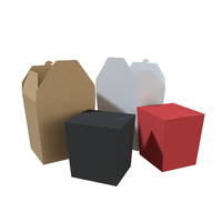 Caja de Embalaje para Alimentos, Papas Fritas, Alitas de Pollo, Nuggets de Pollo Frito, Contenedor de Comida Rápida, Lonchera
