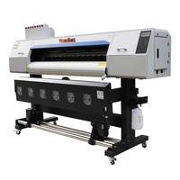 WorldColor 1,3 m impresora de vinilo con 2 cabezales I3200 tinta eco solvente para máquina de impresión de pancartas Impresoras de inyección de tinta de 8 colores