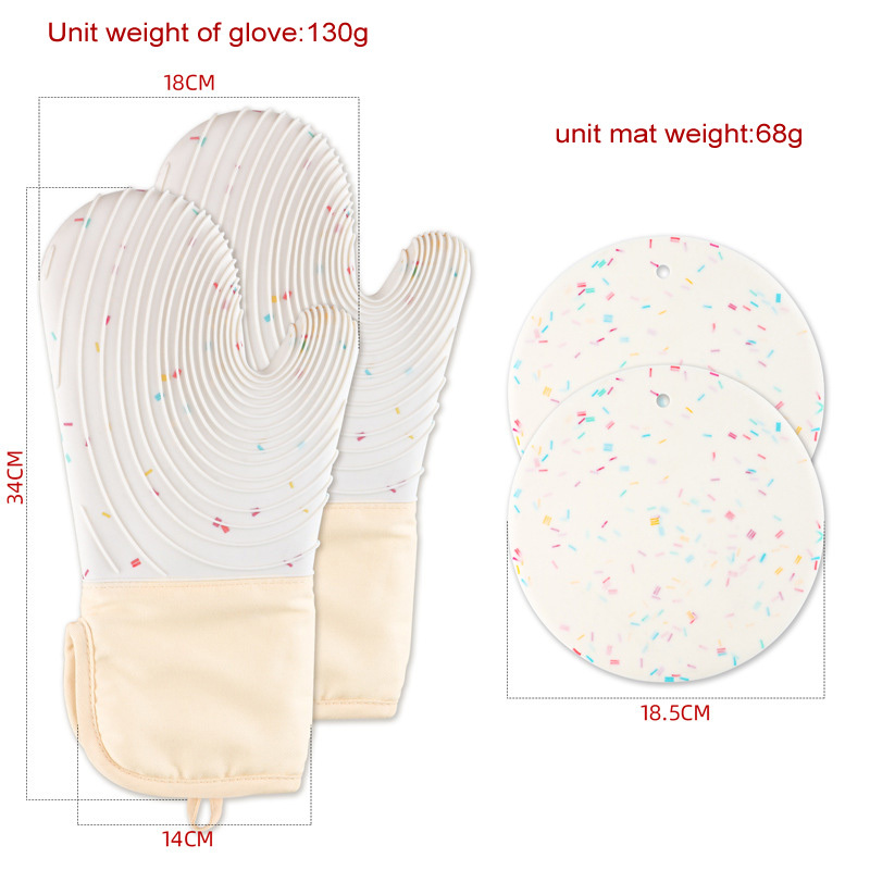 2 gants + 2 dessous de plat