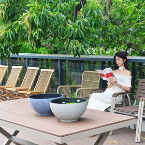 Vasi in Plastica per <span class=keywords><strong>Piante</strong></span> da Esterno, Grandi Vasi a Forma di Fiore di Loto, Articoli Decorativi per la Casa, Vasi per <span class=keywords><strong>Piante</strong></span> da Interno - Product Image 4