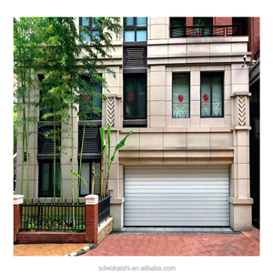 Porta <span class=keywords><strong>Garage</strong></span> Avvolgibile Stile Carriage House per Uso Commerciale, Direttamente dalla Fabbrica, in Lega di Alluminio, Compatibile con Smart Home - Product Image 6