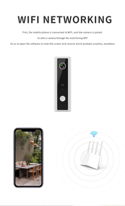 L1 WIFI hogar inteligente Dingdong timbre Cámara 120 ° súper gran angular inalámbrico batería PIR visión nocturna infrarroja 1080P HD <span class=keywords><strong>Viseo</strong></span> - Product Image 6