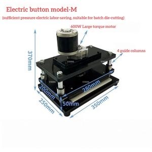Presse électrique à moteur unique multifonctionnelle pour cuir et papier, machine de découpe 230*360mm - Product Image 5