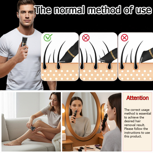 Rasoir électrique domestique pour hommes et femmes-<span class=keywords><strong>Tondeuse</strong></span> amincissante pour les parties intimes et les aisselles Étanche Rechargeable par USB - Product Image 5